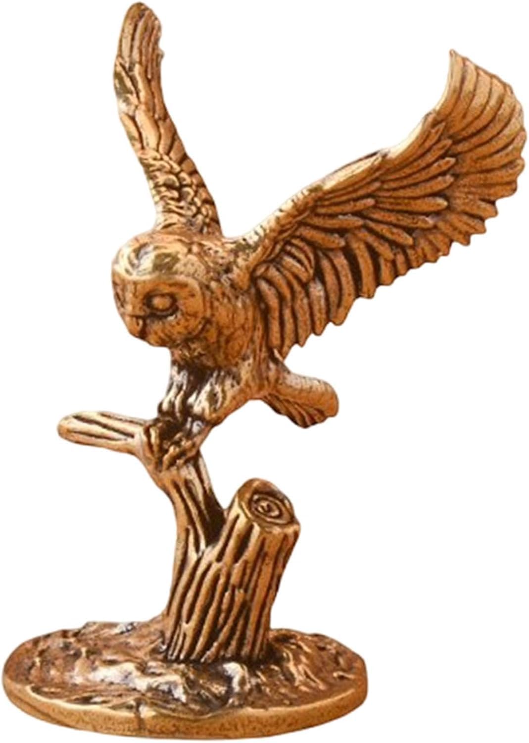 Retro Brass Owl Ornaments - Antique Animal Crafts