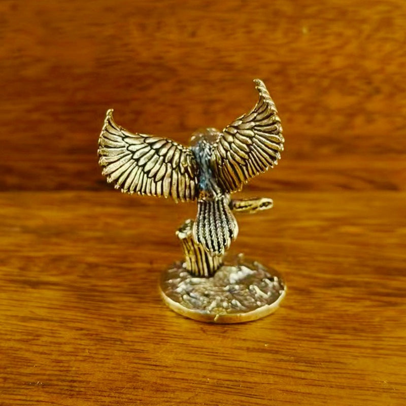 Retro Brass Owl Ornaments - Antique Copper Animal Crafts