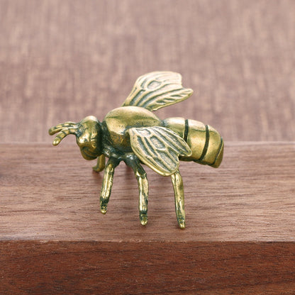 Mini Brass Honeybee Crafts - Unique Home Decor Ornaments